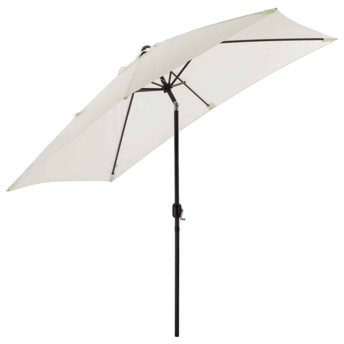 ΟΜΠΡΕΛΑ ΑΛΟΥΜΙΝΙΟΥ CAMBELL HM6029.10 ΟΡΘΟΓΩΝΙΑ ΑΝΑΚΛΙΝΟΜΕΝΗ ΜΠΕΖ ΓΚΡΙ 262x170x253 εκ. - Image 4