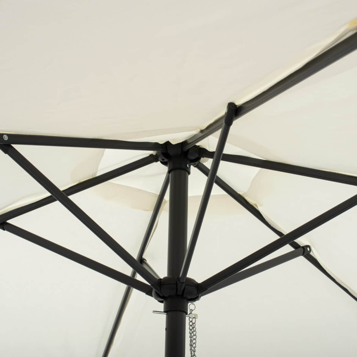 ΟΜΠΡΕΛΑ ΑΛΟΥΜΙΝΙΟΥ Φ250x236 εκ.ΜΕ 6 ΑΚΤΙΝΕΣ KACEN HM6030.02 ΕΚΡΟΥ ΓΚΡΙ - Image 5