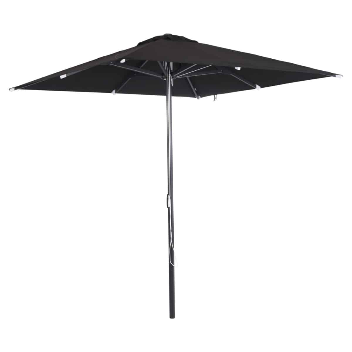 ΟΜΠΡΕΛΑ ΕΠΑΓΓΕΛΜΑΤΙΚΗ ALU 2.20x2.20 ΜΑΥΡΟ ΠΑΝΙ ΑΚΡΥΛΙΚΟ 8ΑΚΤΙΝΕΣ HM6013.03 - Image 2