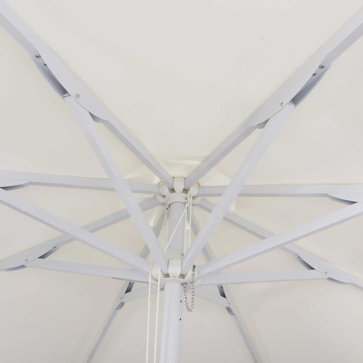 ΟΜΠΡΕΛΑ ΕΠΑΓΓΕΛΜΑΤΙΚΗ ALU 3Μ ΕΚΡΟΥ ΜΟΝΟΚΟΜΑΤΟΣ ΙΣΤΟΣ HM6006 - Image 4