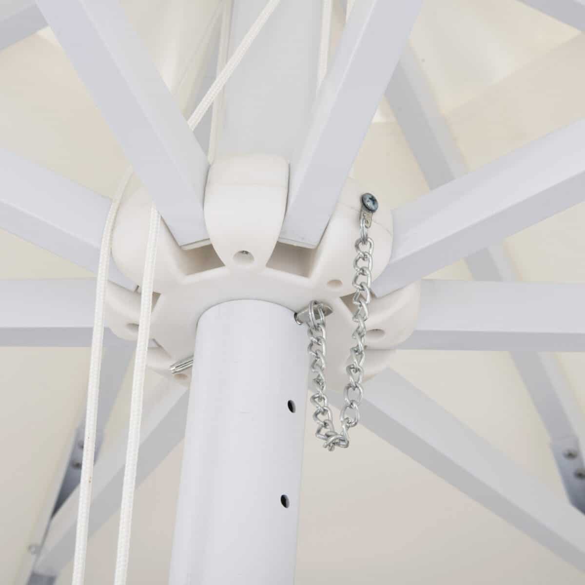 ΟΜΠΡΕΛΑ ΕΠΑΓΓΕΛΜΑΤΙΚΗ ALU 3Μ ΕΚΡΟΥ ΜΟΝΟΚΟΜΑΤΟΣ ΙΣΤΟΣ HM6006 - Image 6