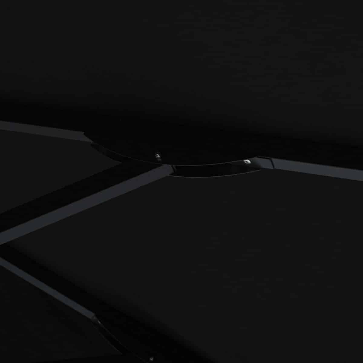 ΟΜΠΡΕΛΑ ΕΠΑΓΓΕΛΜΑΤΙΚΗ 3x3x2,83M ELEAZAR ΑΛΟΥΜΙΝΙΟΥ ΜΕ ΠΑΝΙ ΑΚΡΥΛΙΚΟ ΣΕ ΜΑΥΡΗ ΑΠΟΧΡΩΣΗ HM6026.03 - Image 6