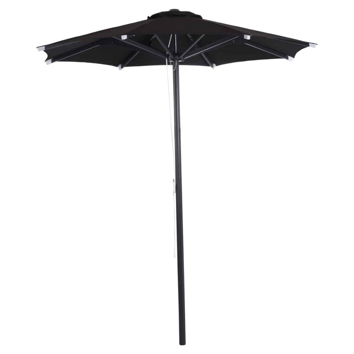 ΟΜΠΡΕΛΑ ΕΠΑΓΓΕΛΜΑΤΙΚΗ ALU Φ2.20μ ΑΛΟΥΜΙΝΙΟΥ ΣΤΡ. ΜΑΥΡΗ ΑΚΡΥΛΙΚΟ ΠΑΝΙ HM6028.03 - Image 2