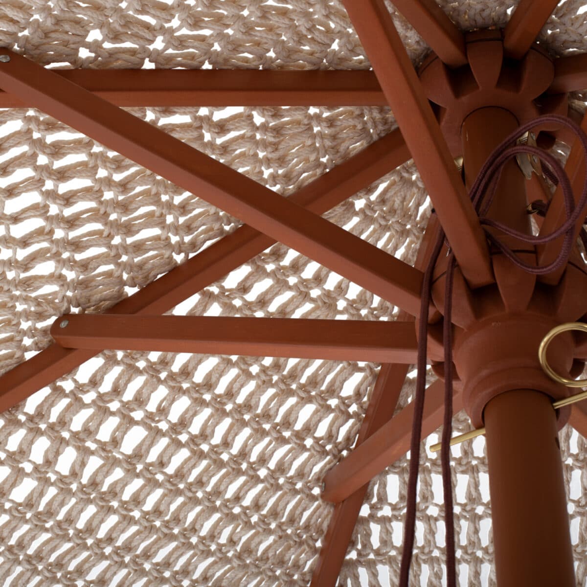 ΟΜΠΡΕΛΑ ΕΠΑΓΓΕΛΜΑΤΙΚΗ XENA ΜΑΚΡΑΜΕ ΧΕΙΡΟΠΟΙΗΤΗ ΜΠΕΖ ΞΥΛΙΝΟΣ ΣΚΕΛΕΤΟ Φ2.3X2.50Υm HM5779.01 - Image 7