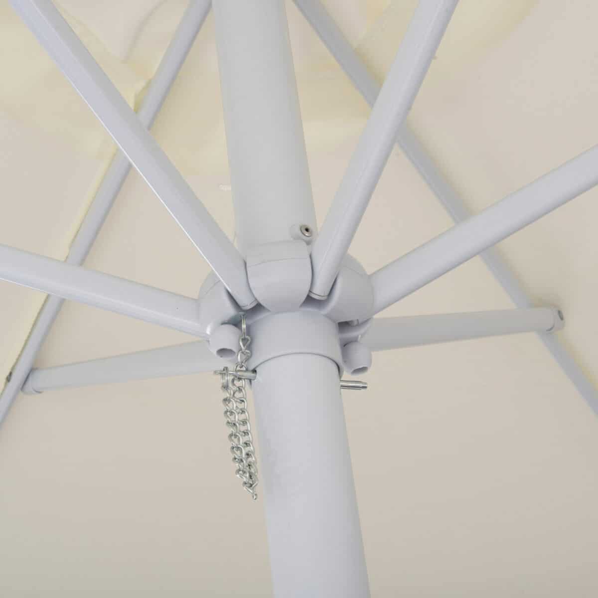 ΟΜΠΡΕΛΑ Φ3,00Μ REGGIE ΑΛΟΥΜΙΝΙΟΥ ΜΠΕΖ ME ΑΝΑΒΑΤΟΡΙΟ HM6003 - Image 5