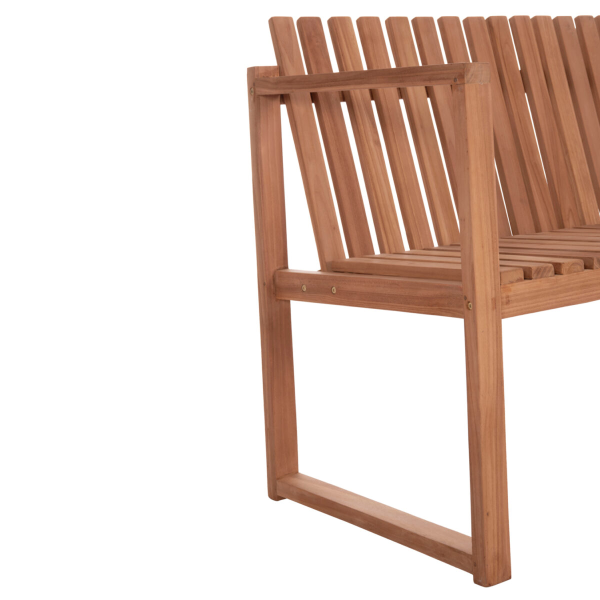 ΠΑΓΚΑΚΙ ΚΗΠΟΥ 2ΘΕΣΙΟ VED HM18124 ΞΥΛΟ TEAK--ΦΥΣΙΚΟ ΧΡΩΜΑ 130x60x86Υεκ. - Image 9