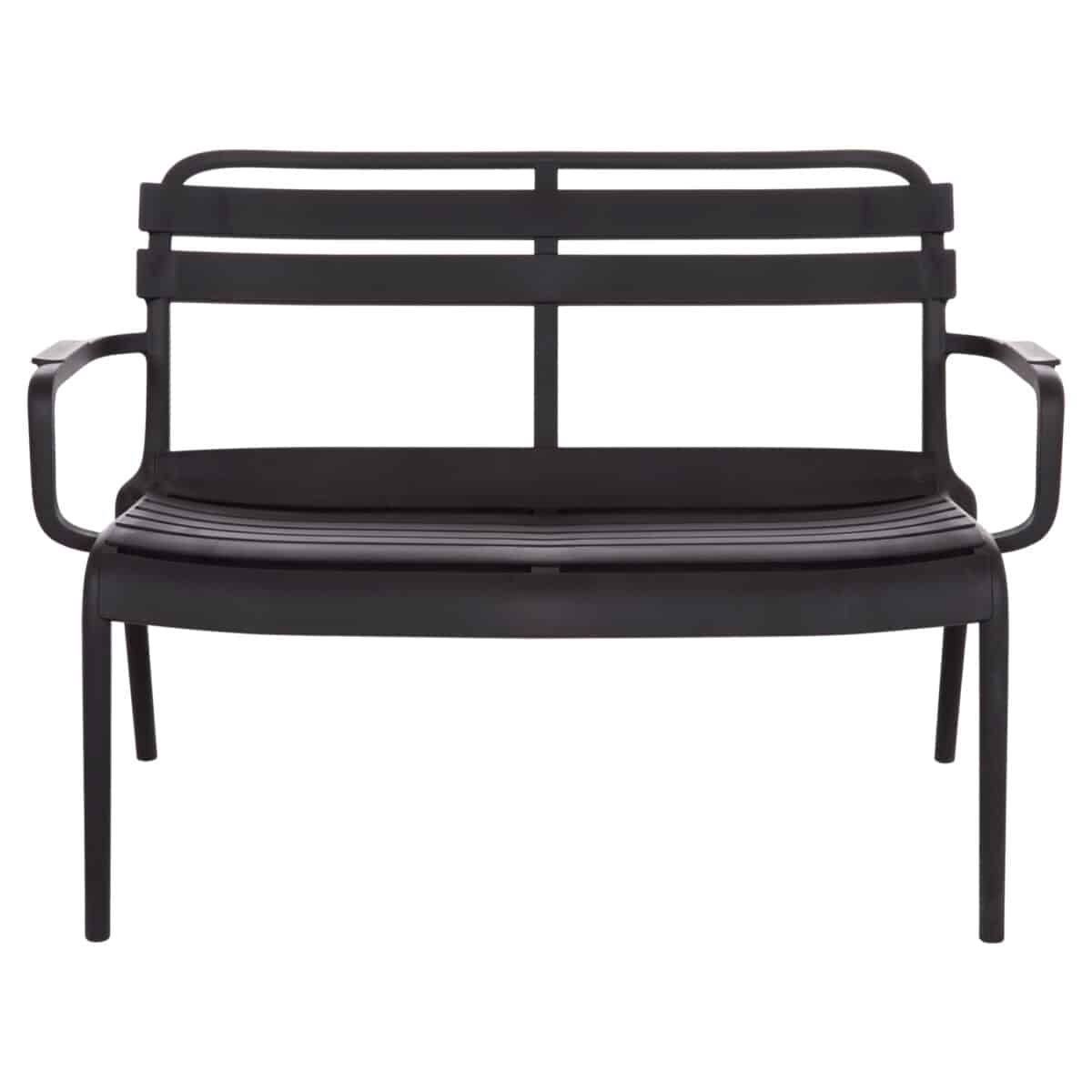 ΠΑΓΚΑΚΙ ΠΟΛΥΠΡΟΠΥΛΕΝΙΟΥ 2ΘΕΣΙΟ KORVER HM6332.02 ΜΑΥΡΟ 113x65x76Υεκ. - Image 3