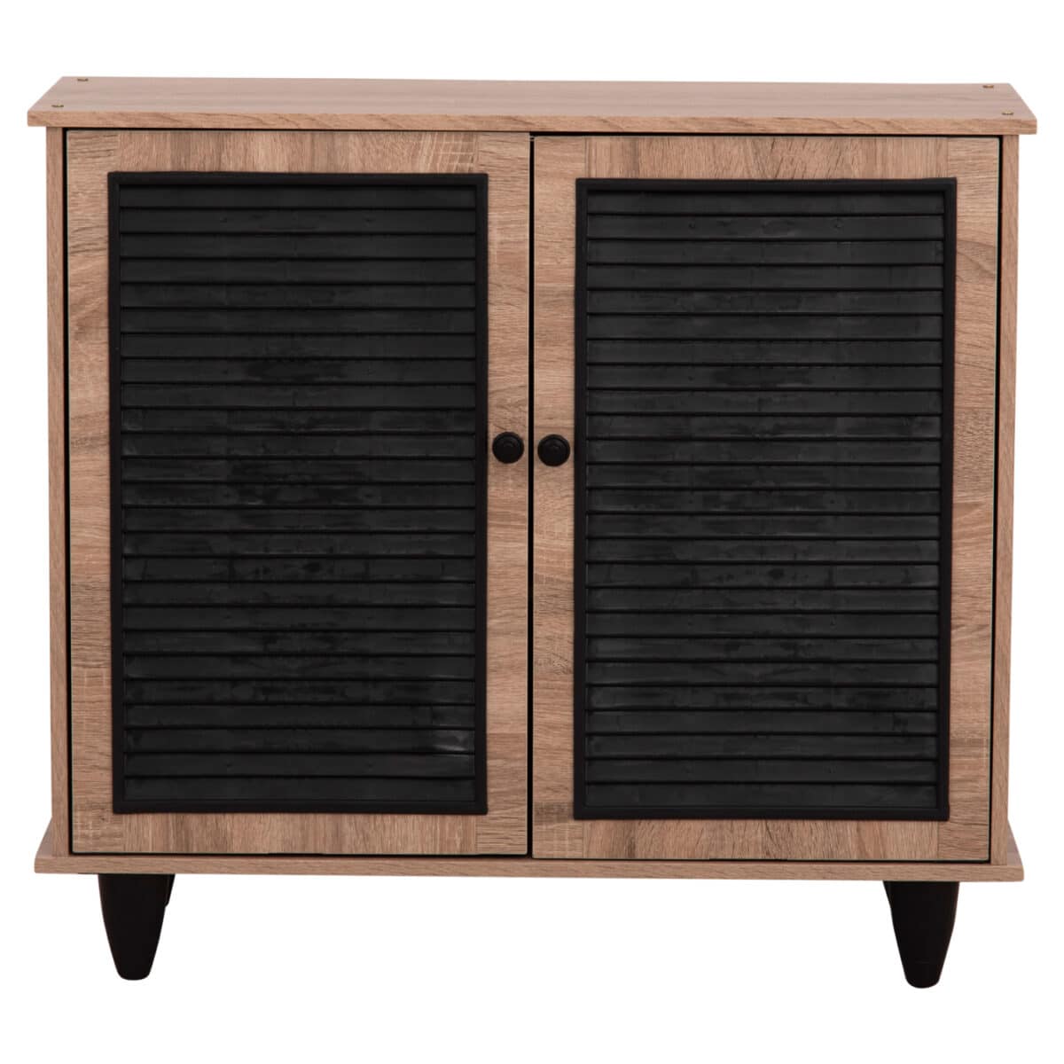 ΠΑΠΟΥΤΣΟΘΗΚΗ ΞΥΛΙΝΗ MCKENNA HM2266.02 ΣΕ ΧΡΩΜΑ SONAMA-ΜΑΥΡΟ 77x30x69Υεκ. - Image 3