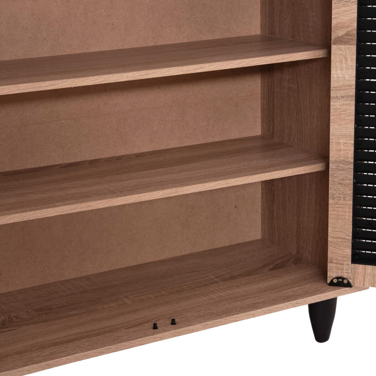 ΠΑΠΟΥΤΣΟΘΗΚΗ ΞΥΛΙΝΗ MCKENNA HM2266.02 ΣΕ ΧΡΩΜΑ SONAMA-ΜΑΥΡΟ 77x30x69Υεκ. - Image 6