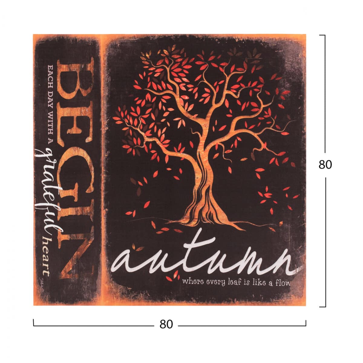 ΠΙΝΑΚΑΣ ΚΑΜΒΑΣ TREE HM7156.05 80X80X2.5 εκ. - Image 2