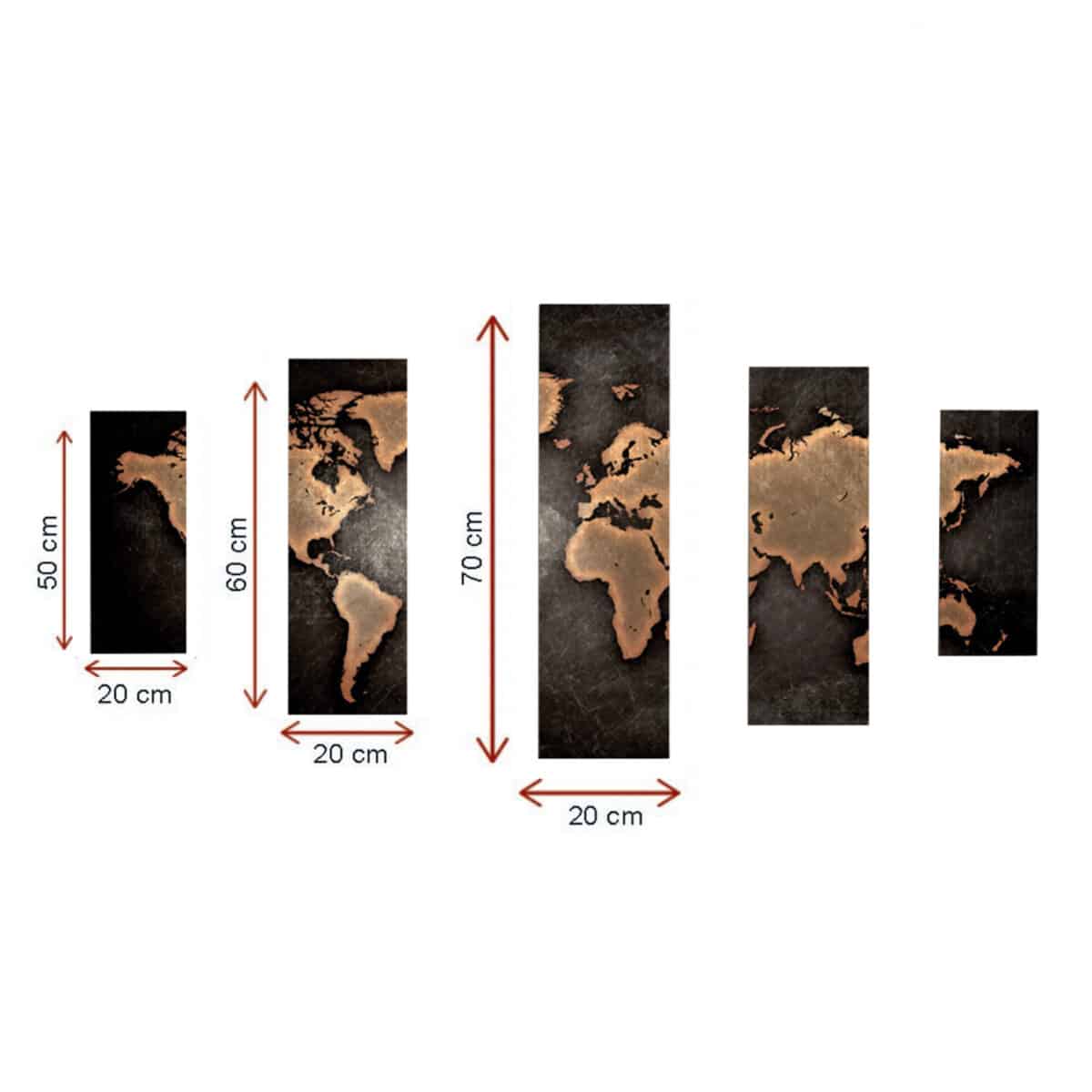 ΠΙΝΑΚΑΣ ΠΕΝΤΑΠΤΥΧΟ ΣΕ ΚΑΜΒΑ HM7331 105X3X70 εκ. - Image 2