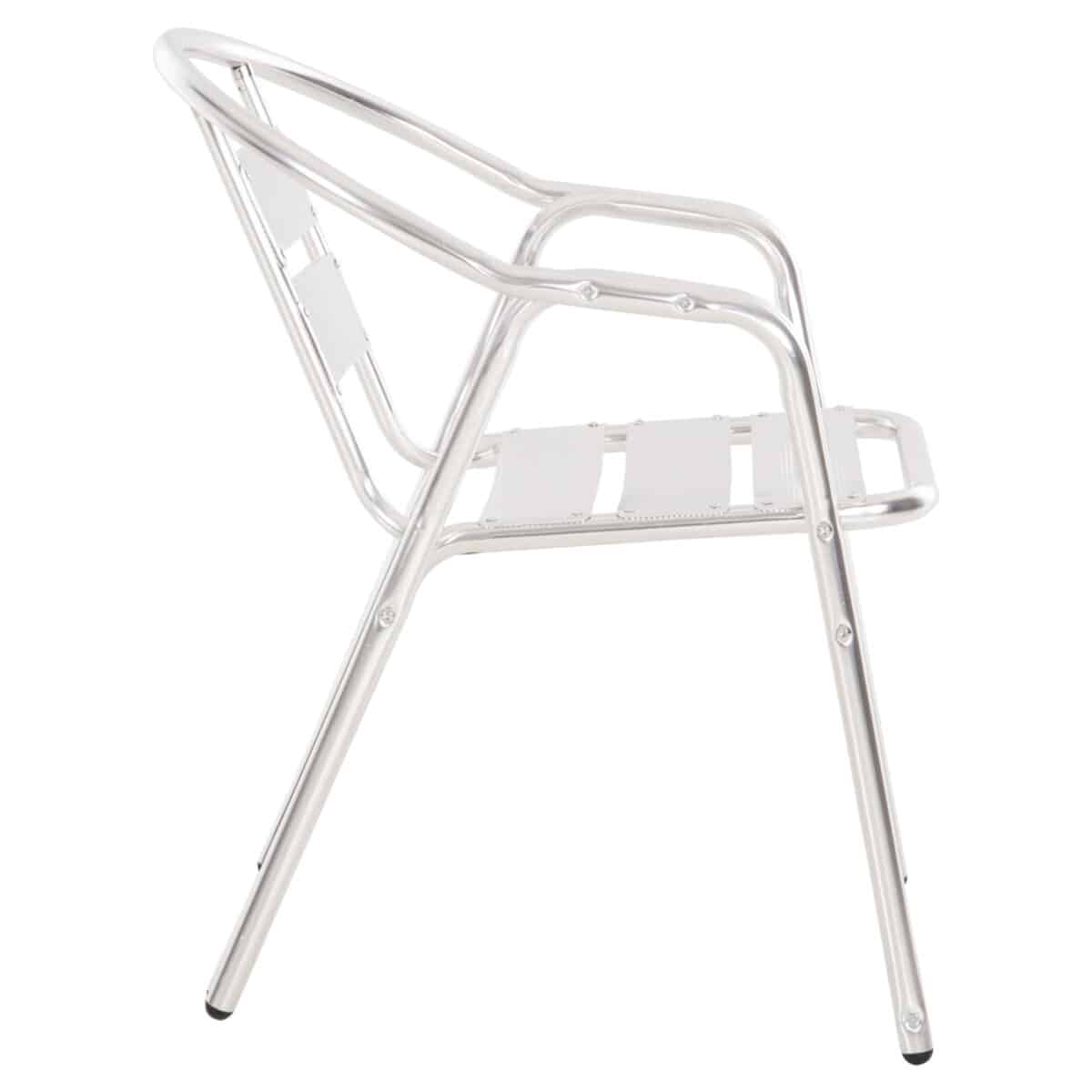 ΠΟΛΥΘΡΟΝΑ MORIS HM5018 ΑΛΟΥΜΙΝΙΟ ΣΕ ΑΣΗΜΙ-ΔΙΠΛΟΣ ΣΚΕΛΕΤΟΣ ΜΕ ΦΕΤΕΣ 58x62x75Υεκ. - Image 4