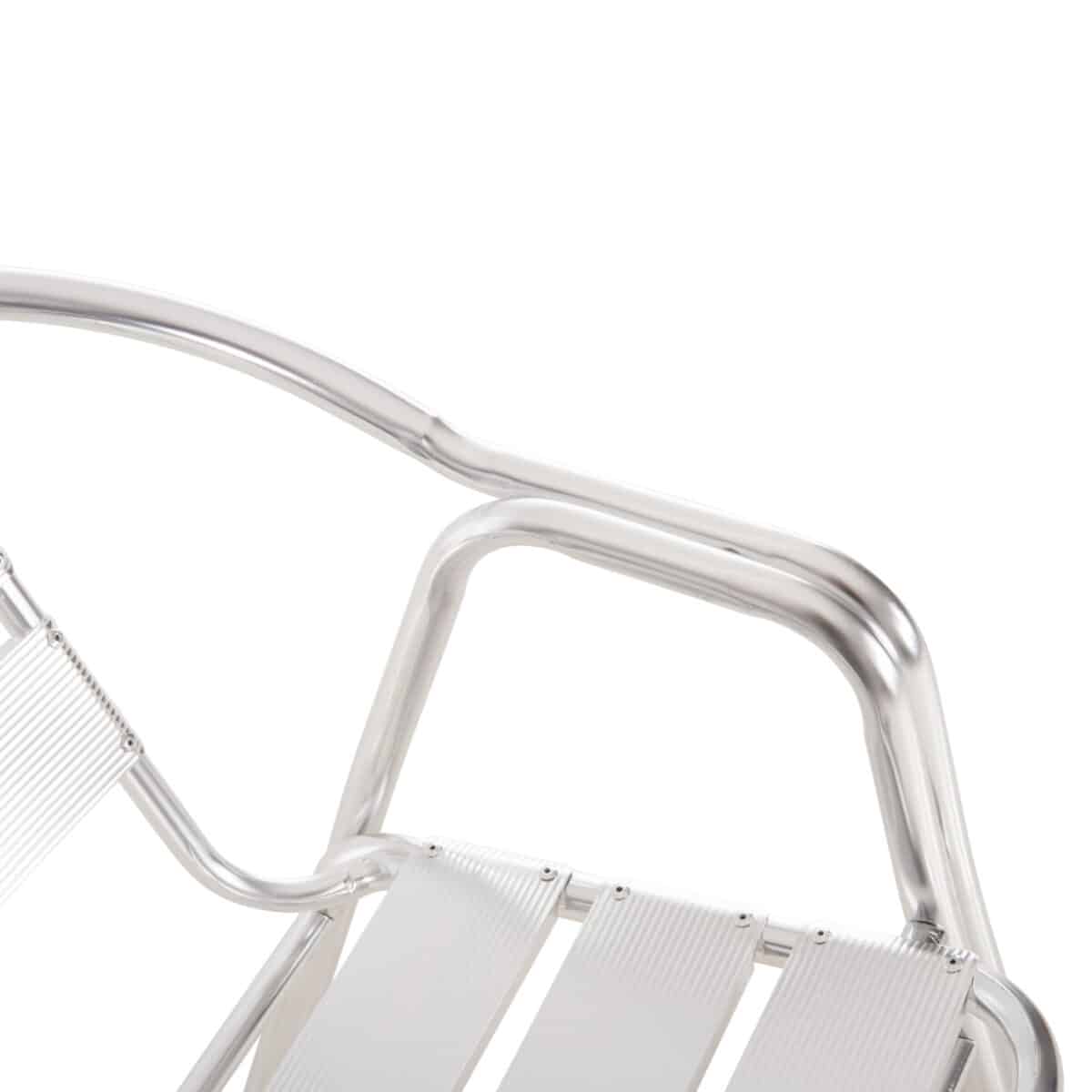 ΠΟΛΥΘΡΟΝΑ MORIS HM5018 ΑΛΟΥΜΙΝΙΟ ΣΕ ΑΣΗΜΙ-ΔΙΠΛΟΣ ΣΚΕΛΕΤΟΣ ΜΕ ΦΕΤΕΣ 58x62x75Υεκ. - Image 9