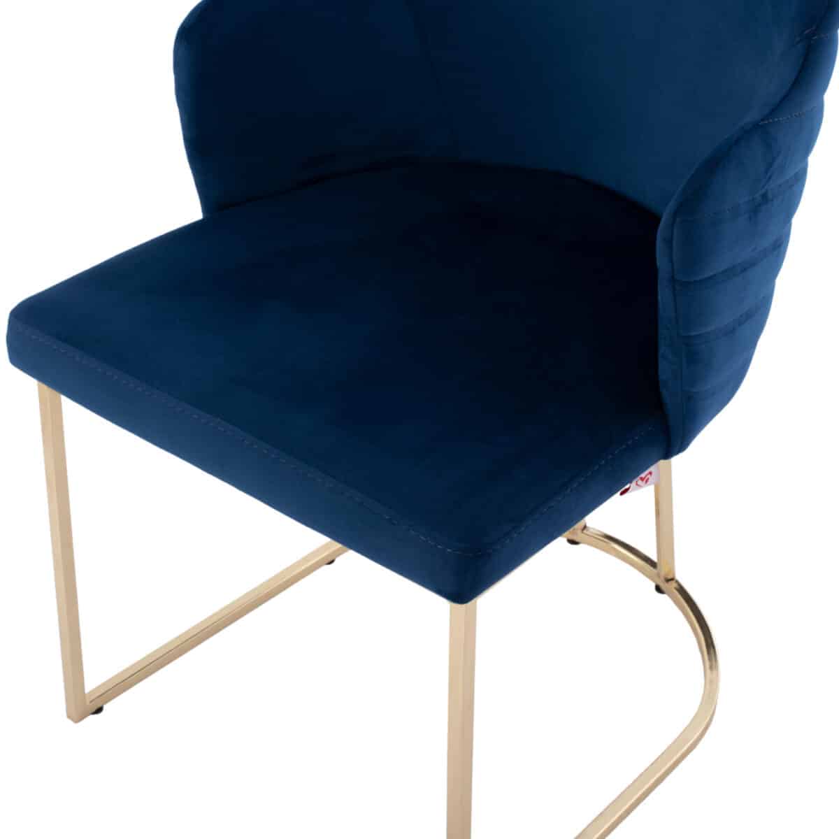 polythrona-fb9927508-apo-mple-beloydo-me-7 ΠΟΛΥΘΡΟΝΑ SOLANA HM9275.08 ΑΠΟ ΜΠΛΕ ΒΕΛΟΥΔΟ ΜΕ ΜΕΤΑΛΛΙΚΑ ΧΡΥΣΑ ΠΟΔΙΑ 54x63x87Υ εκ. - Image 8