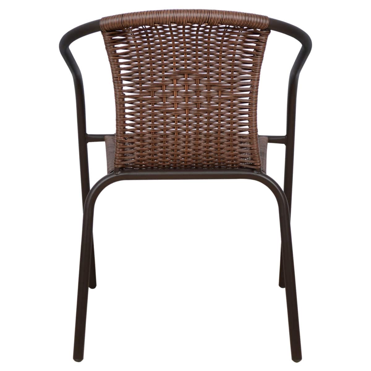 ΠΟΛΥΘΡΟΝΑ ΚΑΡΕΚΛΑ CAMEL HM5015.02 ΚΑΦΕ ΜΕΤΑΛΛΙΚΗ ΜΕ WICKER ΚΑΦΕ 48x48-53x72 cm - Image 6