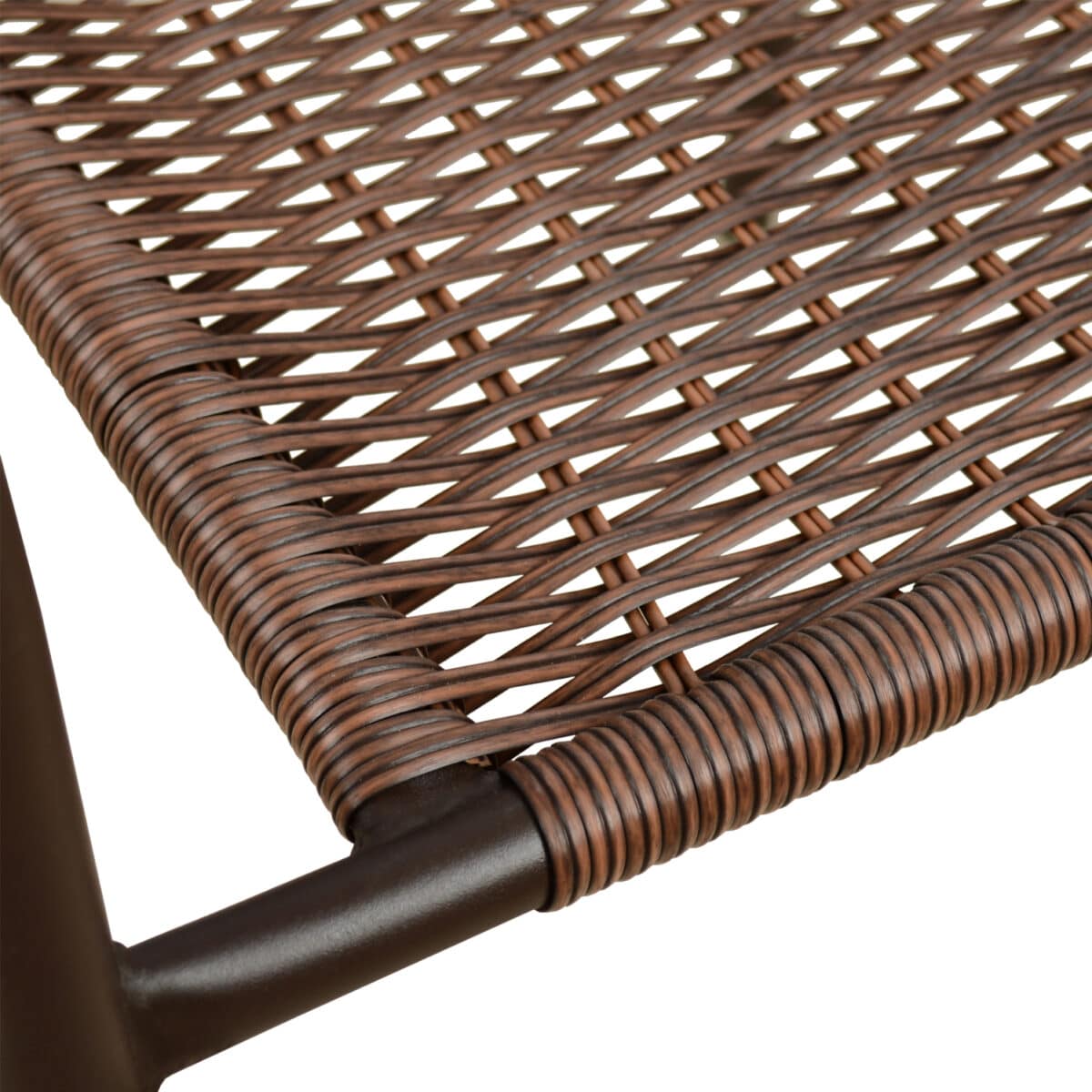 ΠΟΛΥΘΡΟΝΑ ΚΑΡΕΚΛΑ CAMEL HM5015.02 ΚΑΦΕ ΜΕΤΑΛΛΙΚΗ ΜΕ WICKER ΚΑΦΕ 48x48-53x72 cm - Image 8