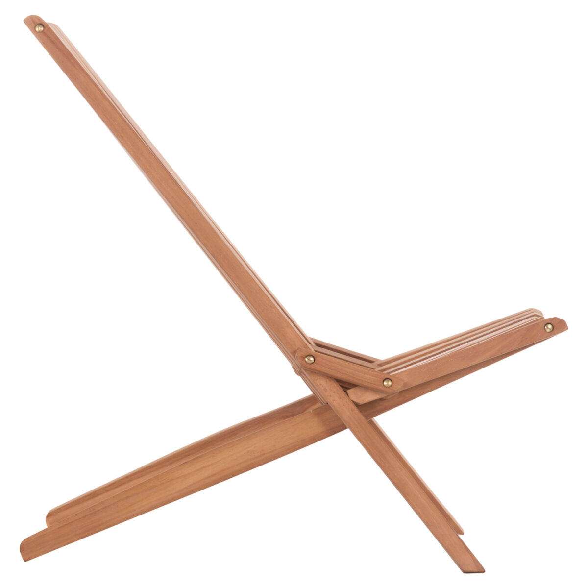 ΠΟΛΥΘΡΟΝΑ LOUNGE ΠΤΥΣΣΟΜΕΝΗ SHIGAO HM18112 ΞΥΛΟ TEAK--ΦΥΣΙΚΟ 61x88.5x89Υεκ. - Image 4