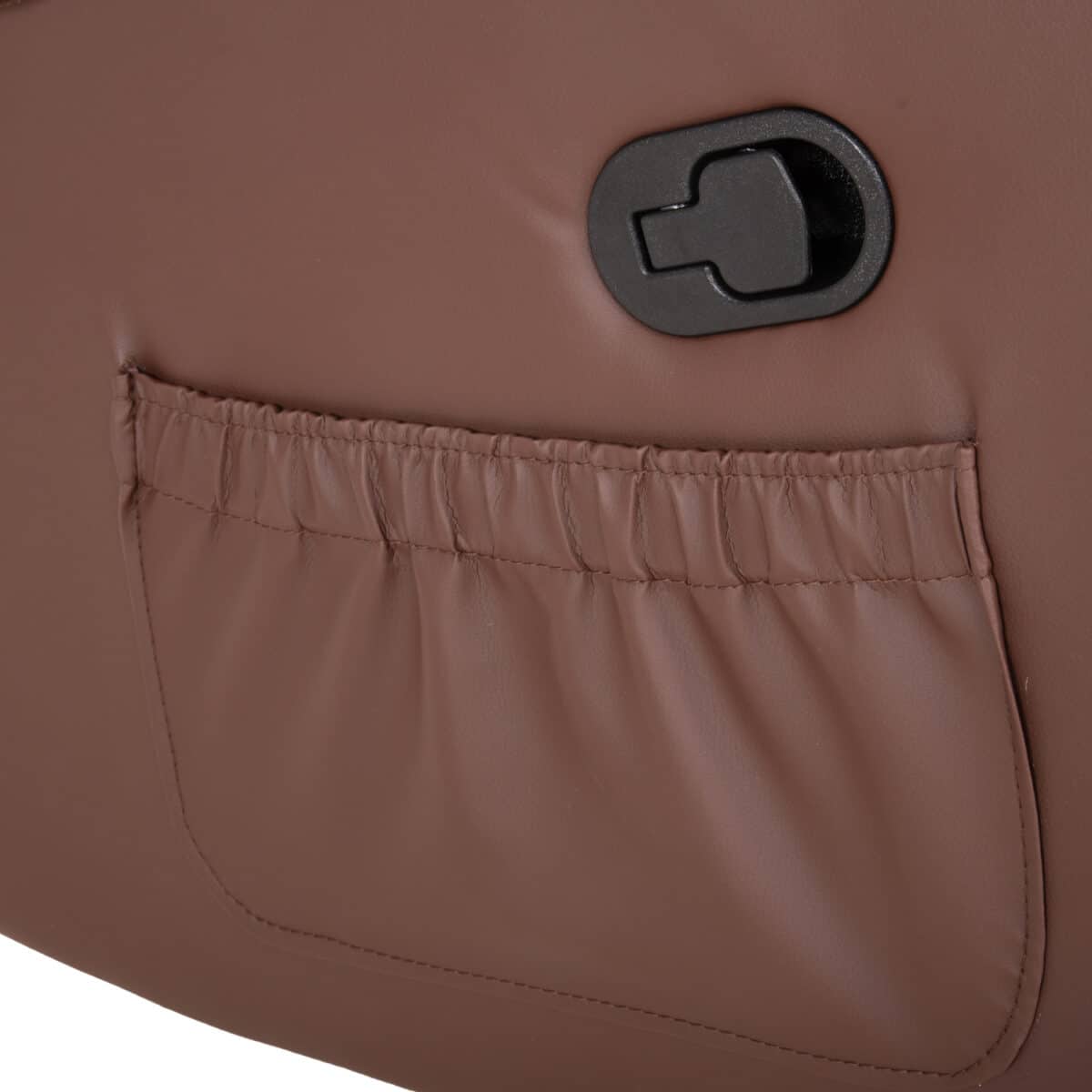 ΠΟΛΥΘΡΟΝΑ RELAX ΜΕ ΜΗΧΑΝΙΣΜΟ MASSAGE ROCCA HM0026.03 PU ΚΑΦΕ ΣΚΟΥΡΟ 80x96x97 εκ. - Image 8