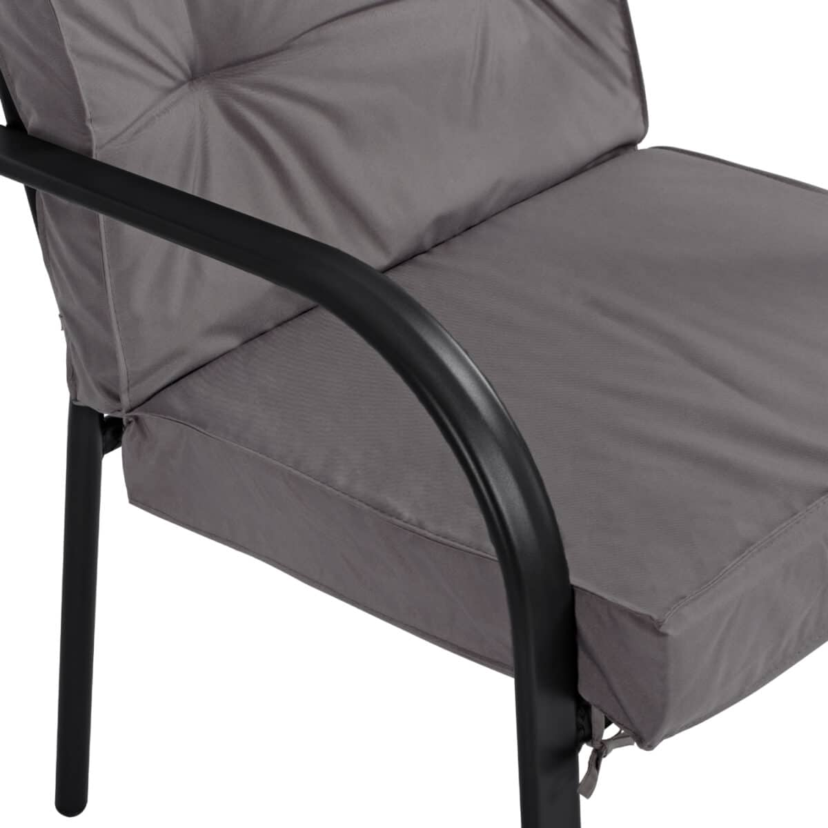 ΠΟΛΥΘΡΟΝΑ ΜΕΤΑΛΛΙΚΗ ENDIKA ΣΕ ΓΚΡΙ ΧΡΩΜΑ ΜΕ ΜΑΞΙΛΑΡΙ 60Χ71Χ105Υ εκ.HM5680.01 - Image 7