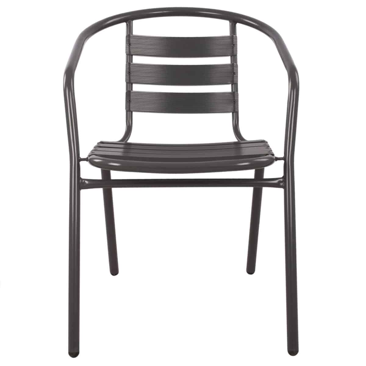 ΠΟΛΥΘΡΟΝΑ LAURA ΜΕΤΑΛΛΙΚΗ ΓΚΡΙ ΜΕ ΦΕΤΕΣ ΑΛΟΥΜΙΝΙΟΥ HM5037.01 54x59x73Υ εκ. - Image 3