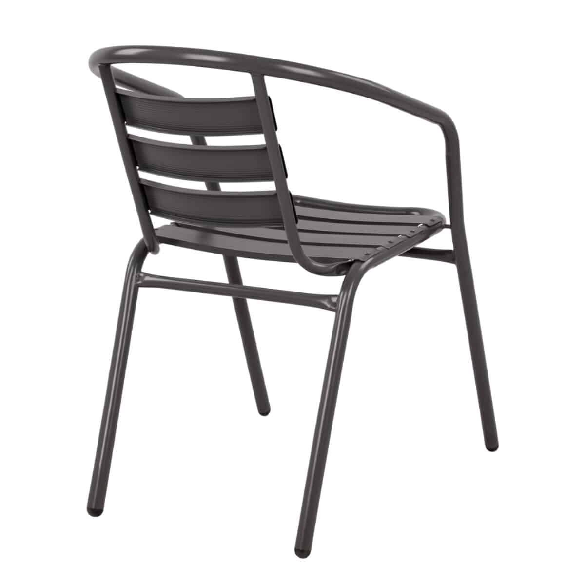 ΠΟΛΥΘΡΟΝΑ LAURA ΜΕΤΑΛΛΙΚΗ ΓΚΡΙ ΜΕ ΦΕΤΕΣ ΑΛΟΥΜΙΝΙΟΥ HM5037.01 54x59x73Υ εκ. - Image 5