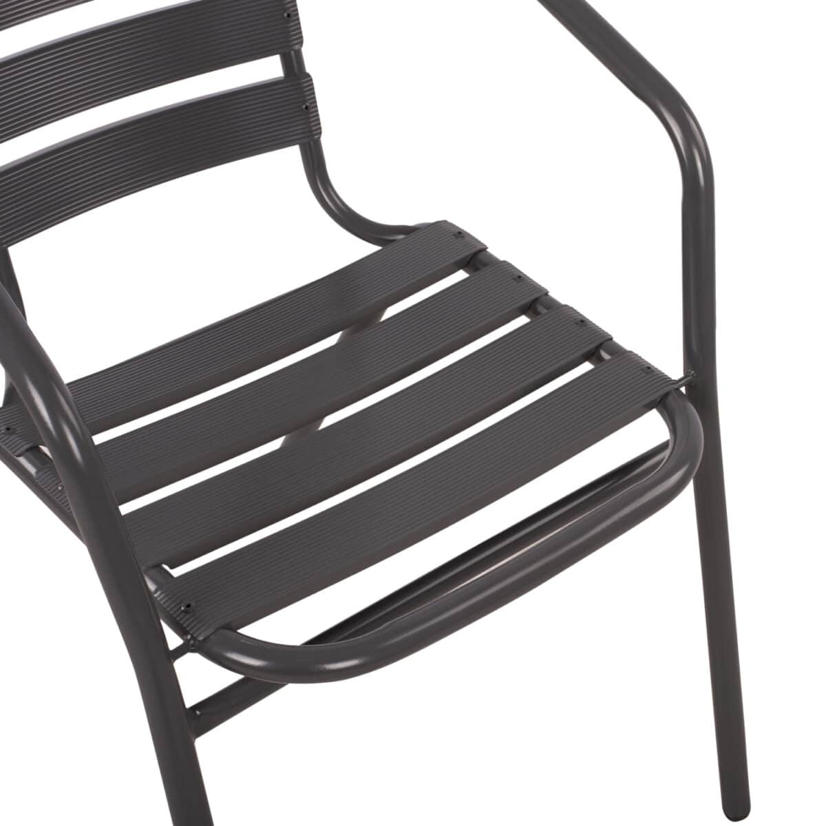 ΠΟΛΥΘΡΟΝΑ LAURA ΜΕΤΑΛΛΙΚΗ ΓΚΡΙ ΜΕ ΦΕΤΕΣ ΑΛΟΥΜΙΝΙΟΥ HM5037.01 54x59x73Υ εκ. - Image 8