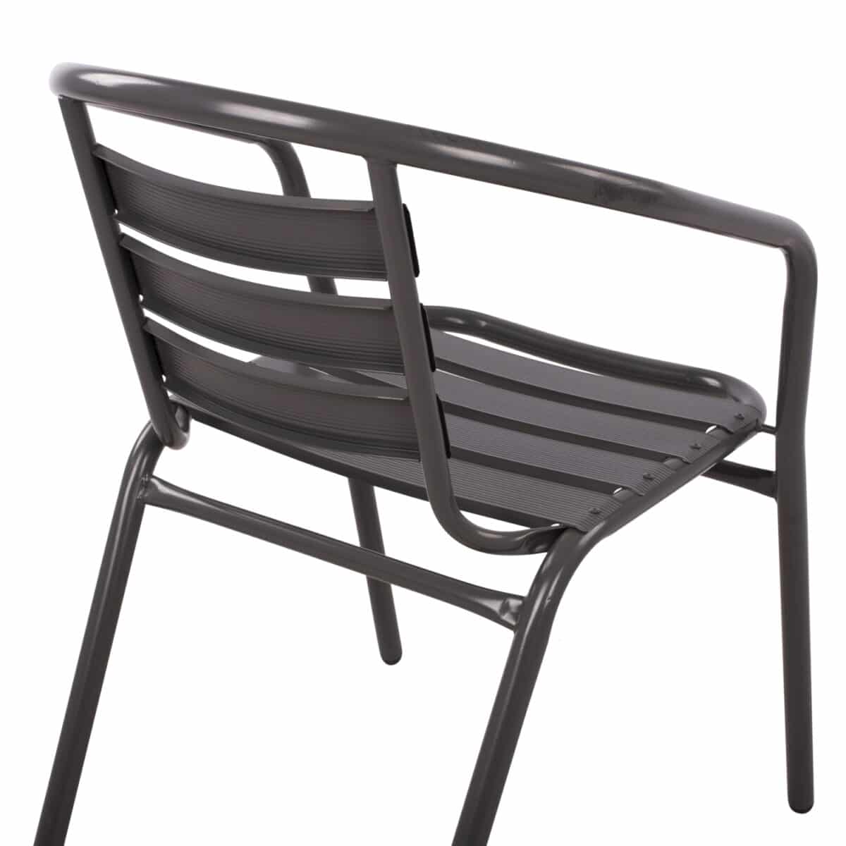 ΠΟΛΥΘΡΟΝΑ LAURA ΜΕΤΑΛΛΙΚΗ ΓΚΡΙ ΜΕ ΦΕΤΕΣ ΑΛΟΥΜΙΝΙΟΥ HM5037.01 54x59x73Υ εκ. - Image 9