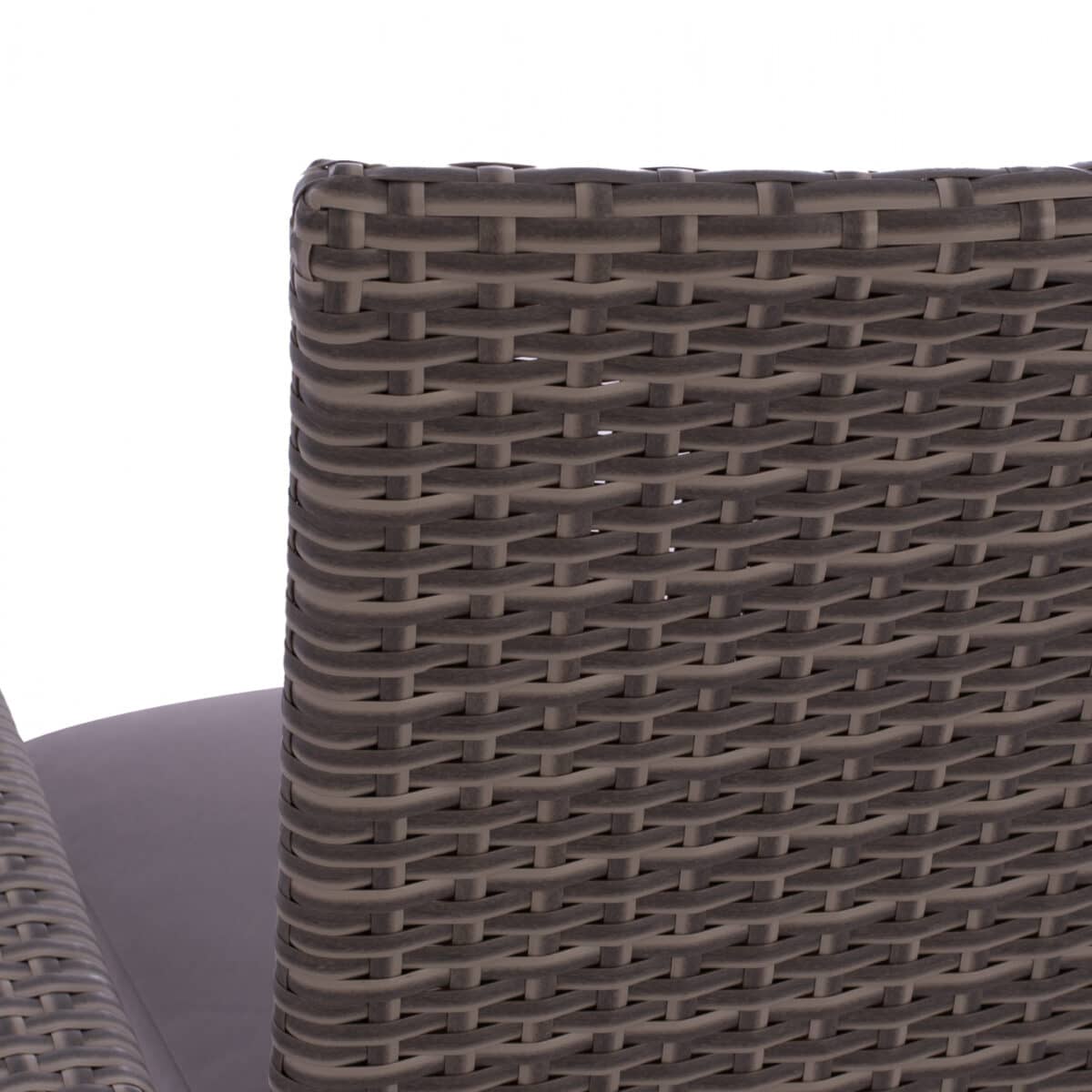 ΠΟΛΥΘΡΟΝΑ ΜΕΤΑΛΛΙΚΗ ANISHA ΜΕ ΜΑΞΙΛΑΡΙ WICKER ΓΚΡΙ ΣΤΟΙΒΑΖΟΜΕΝΗ 56x60x94 εκ.HM5685.01 - Image 7