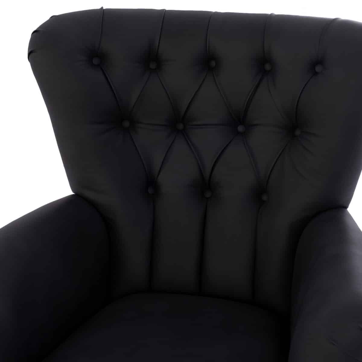 polythrona-mperzera-t-chesterfield-se-ch-6 ΠΟΛΥΘΡΟΝΑ ΜΠΕΡΖΕΡΑ Τ. CHESTERFIELD ΣΕ ΧΡΩΜΑ ΜΑΥΡΟ HM9217.01 87x88x100 εκ. - Image 7