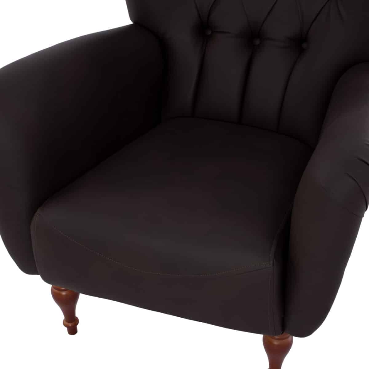 polythrona-mperzera-t-chesterfield-se-ch-7 ΠΟΛΥΘΡΟΝΑ ΜΠΕΡΖΕΡΑ Τ. CHESTERFIELD ΣΕ ΧΡΩΜΑ ΚΑΦΕ HM9217.03 87x88x100 εκ. - Image 8