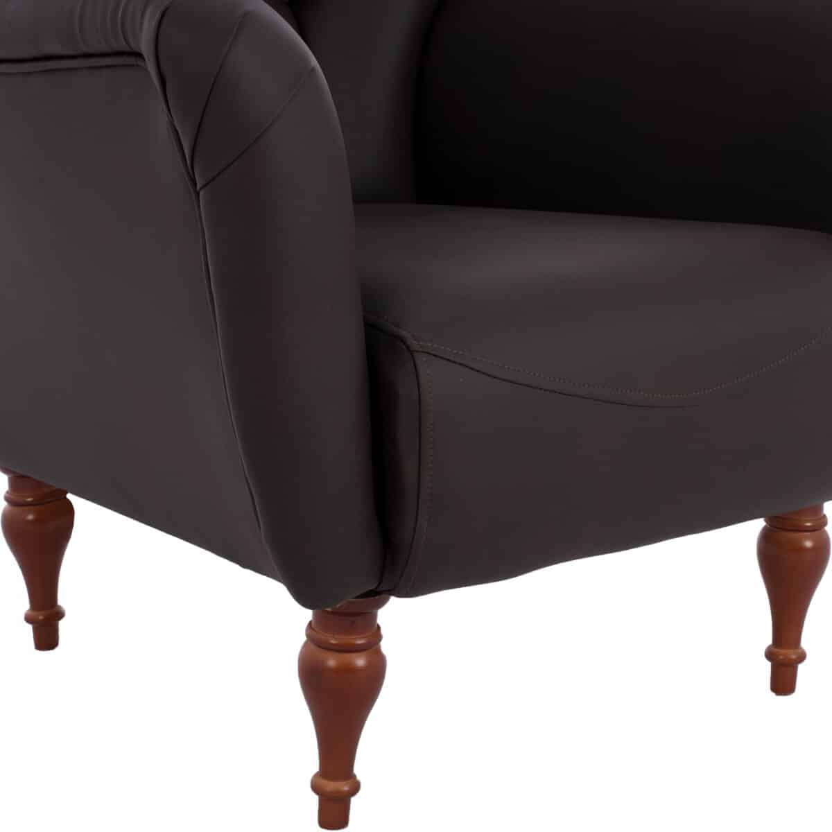 polythrona-mperzera-t-chesterfield-se-ch-8 ΠΟΛΥΘΡΟΝΑ ΜΠΕΡΖΕΡΑ Τ. CHESTERFIELD ΣΕ ΧΡΩΜΑ ΚΑΦΕ HM9217.03 87x88x100 εκ. - Image 9