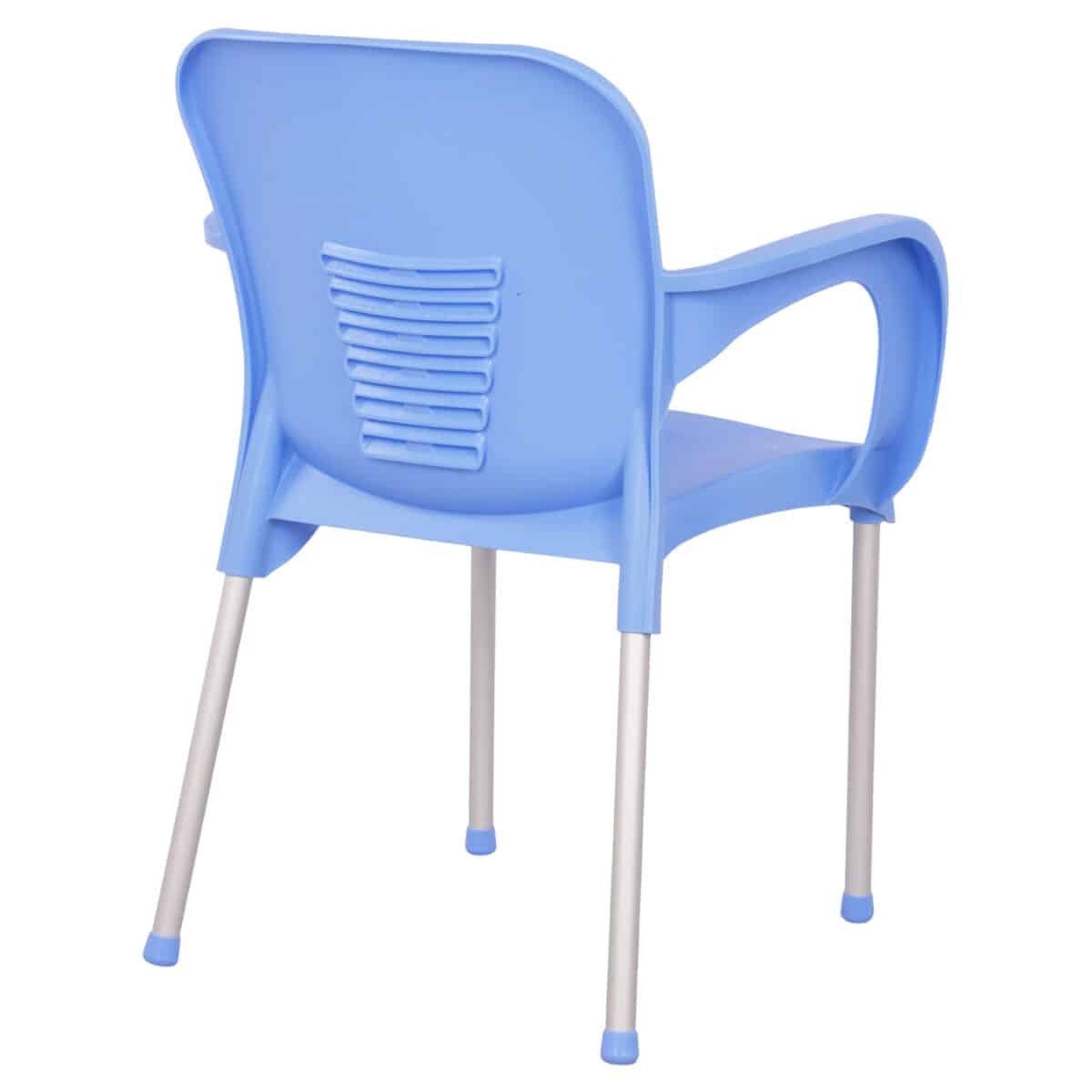 ΠΟΛΥΘΡΟΝΑ ΠΟΛΥΠΡΟΠΥΛΕΝΙΟΥ KAREK HM5592.08 ΧΡΩΜΑ ΜΠΛΕ ΜΕ ΠΟΔΙ ΑΛΟΥΜΙΝΙΟΥ 59x58x81Y εκ. - Image 5