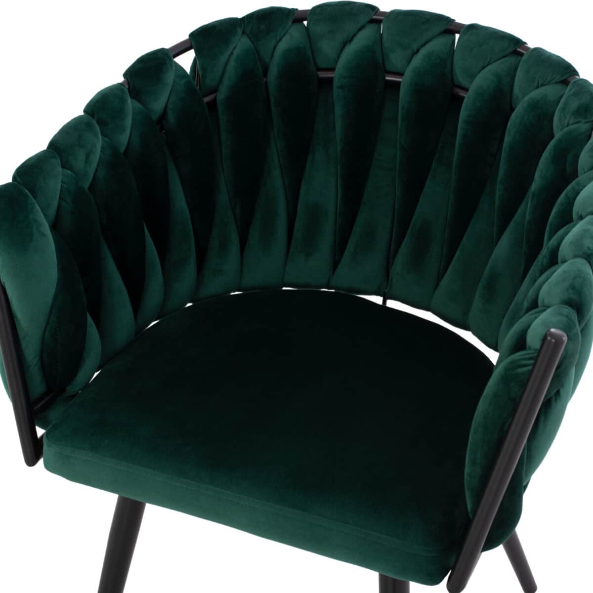 ΠΟΛΥΘΡΟΝΑΚΙ LUANDA ΒΕΛΟΥΔΟ ΚΥΠΑΡΙΣΣΙ ΜΕΤΑΛΛΙΚΑ ΠΟΔΙΑ HM8741.03 60x54x78 εκ. - Image 8