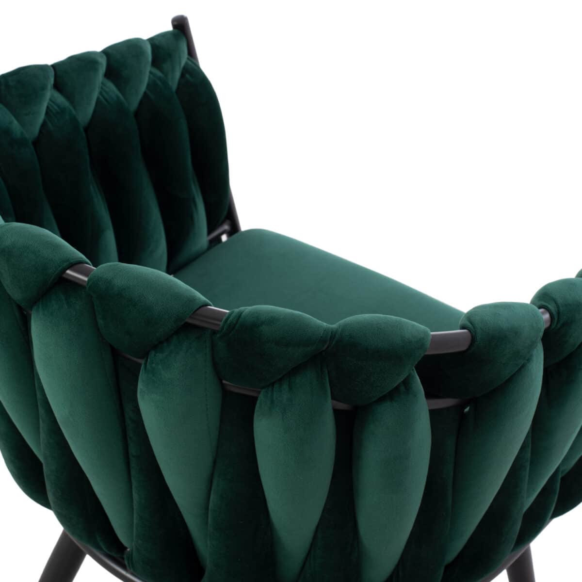 ΠΟΛΥΘΡΟΝΑΚΙ LUANDA ΒΕΛΟΥΔΟ ΚΥΠΑΡΙΣΣΙ ΜΕΤΑΛΛΙΚΑ ΠΟΔΙΑ HM8741.03 60x54x78 εκ. - Image 10