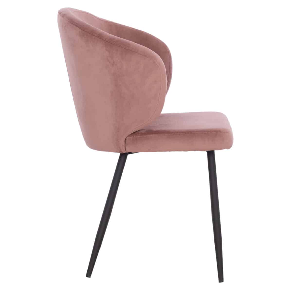 ΠΟΛΥΘΡΟΝΑΚΙ JIYA ΜΕ ΣΑΠΙΟ ΜΗΛΟ ΒΕΛΟΥΔΟ & ΜΑΥΡΟ ΜΕΤΑΛΛΙΚΟ ΣΚΕΛΕΤΟ HM8728.02 60x60x85 - Image 4