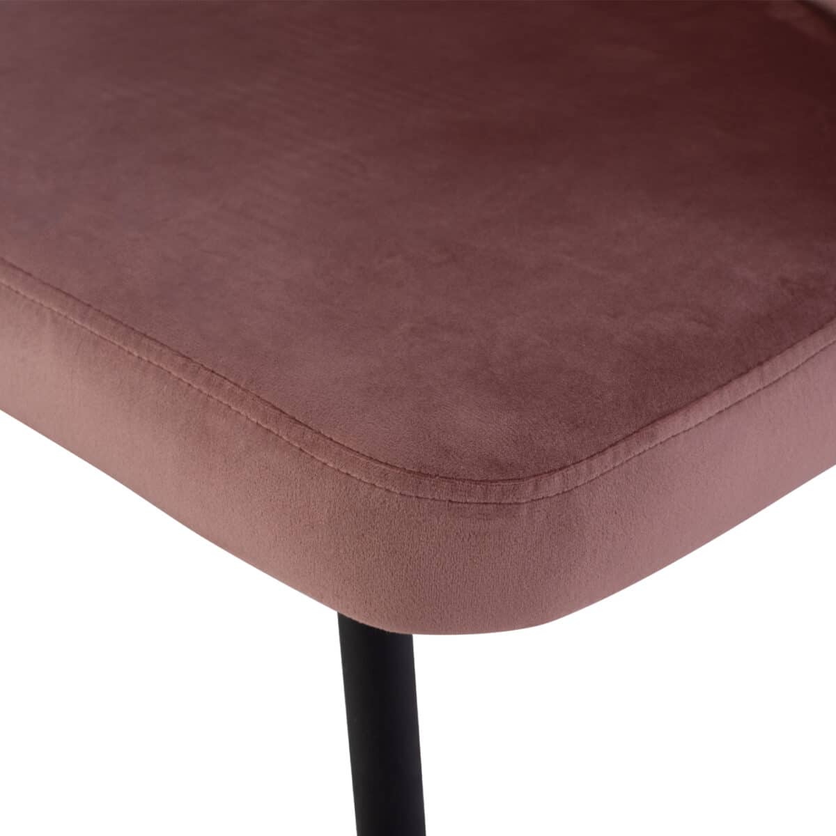 ΠΟΛΥΘΡΟΝΑΚΙ JIYA ΜΕ ΣΑΠΙΟ ΜΗΛΟ ΒΕΛΟΥΔΟ & ΜΑΥΡΟ ΜΕΤΑΛΛΙΚΟ ΣΚΕΛΕΤΟ HM8728.02 60x60x85 - Image 9