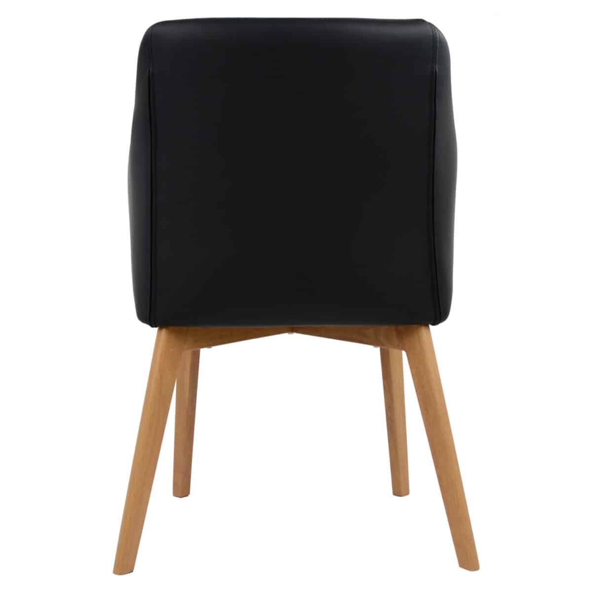 ΠΟΛΥΘΡΟΝΑΚΙ BRISTOL ΜΕ ΥΦΑΣΜΑ ΣΚΟΥΡΟ ΓΚΡΙ Κ PU ΜΑΥΡΟ HM0141.01 57x59x86Υεκ. - Image 5