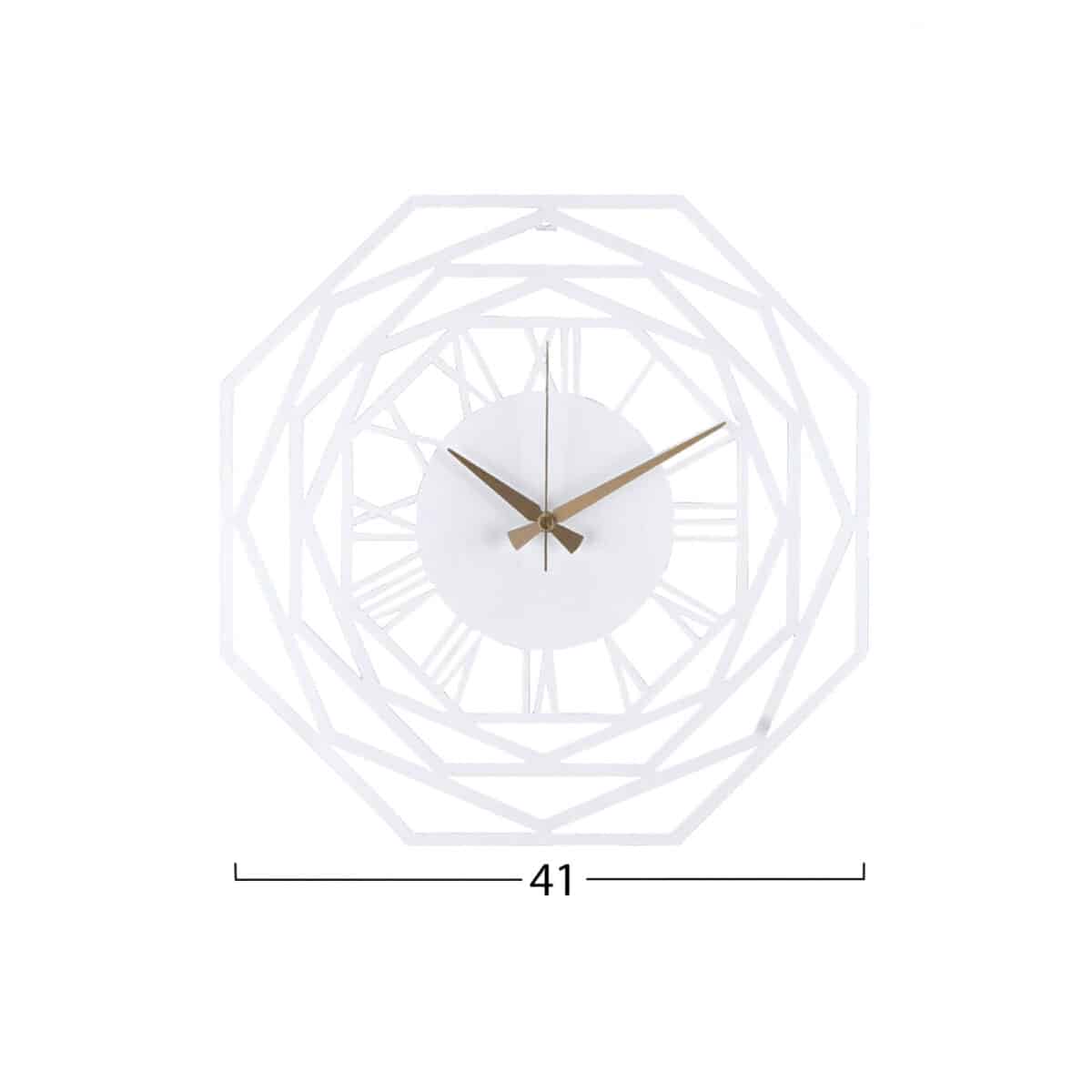 ΡΟΛΟΙ ΤΟΙΧΟΥ ΜΕΤΑΛΛΙΚΟ ΛΕΥΚΟ HM7459 41x41 εκ. - Image 2