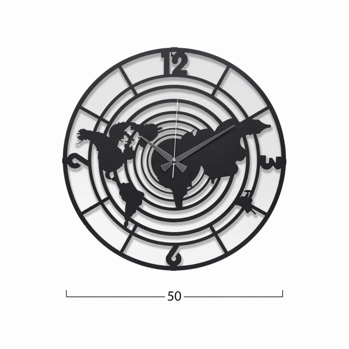 ΡΟΛΟΙ ΤΟΙΧΟΥ ΜΕΤΑΛΛΙΚΟ ΜΑΥΡΟ HM7445 Φ50 εκ. - Image 2