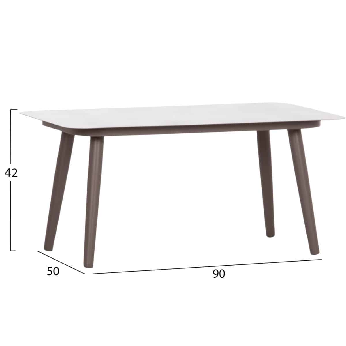 ΣΑΛΟΝΙ ΕΞ.ΧΩΡΟΥ 4ΤΜΧ FREJA HM6057.04 ΑΛΟΥΜ.ΚΑΠΟΥΤΣΙΝΟ-PE RATTAN & ΜΑΞΙΛΑΡΙΑ ΜΠΕΖ - Image 4