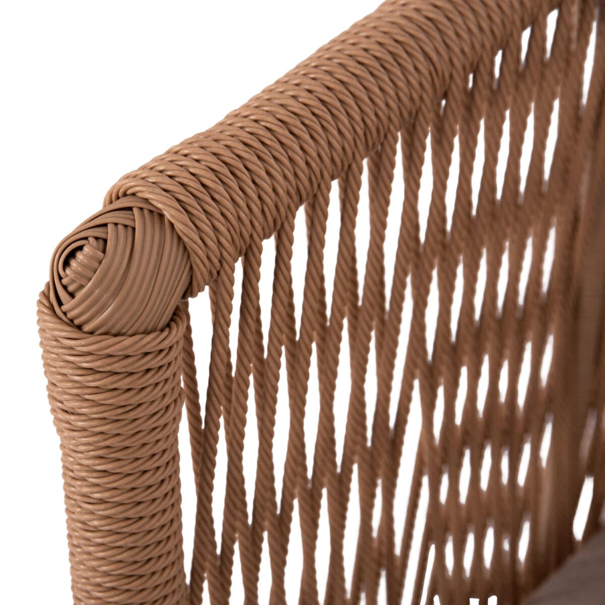 ΣΑΛΟΝΙ ΕΞ.ΧΩΡΟΥ 4ΤΜΧ FREJA HM6057.04 ΑΛΟΥΜ.ΚΑΠΟΥΤΣΙΝΟ-PE RATTAN & ΜΑΞΙΛΑΡΙΑ ΜΠΕΖ - Image 9