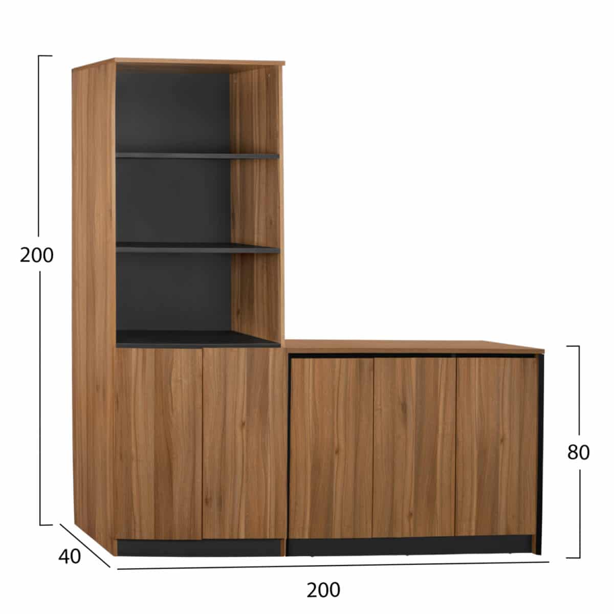 set-2-tmch-bibliothiki-grafeioy-epaggelm-1 ΣΕΤ 2 ΤΜΧ ΒΙΒΛΙΟΘΗΚΗ ΓΡΑΦΕΙΟΥ ΕΠΑΓΓΕΛΜΑΤΙΚΗ ΜΕ ΝΤΟΥΛΑΠΙ SUPREME HM11369 - Image 2