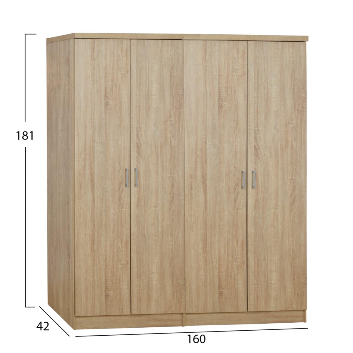 ΣΕΤ 2 ΤΜΧ ΝΤΟΥΛΑΠΑ 4ΦΥΛΛΗ SONAMA 160X42X181 HM11350.02 - Image 2