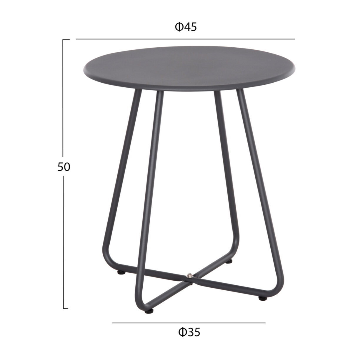 ΣΕΤ LOUNGE 3TMX ΕΞ.ΧΩΡΟΥ OREGO HM21107.01 ΑΛΟΥΜΙΝΙΟ & ΜΕΤΑΛΛΟ ΣΕ ΣΚΟΥΡΟ ΓΚΡΙ - Image 3