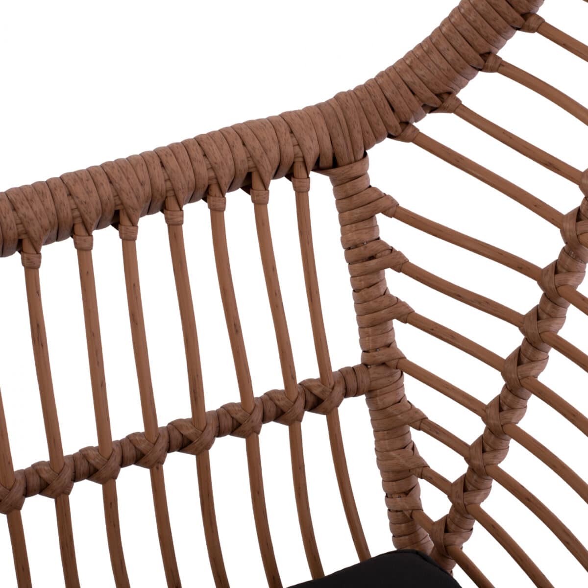 ΣΕΤ ΣΑΛΟΝΙ 4ΤΜΧ ΜΕΤΑΛΛΙΚΟ ΜΕ WICKER ΣΚΟΥΡΟ ΓΚΡΙ - ΜΠΕΖ HM5530 - Image 9