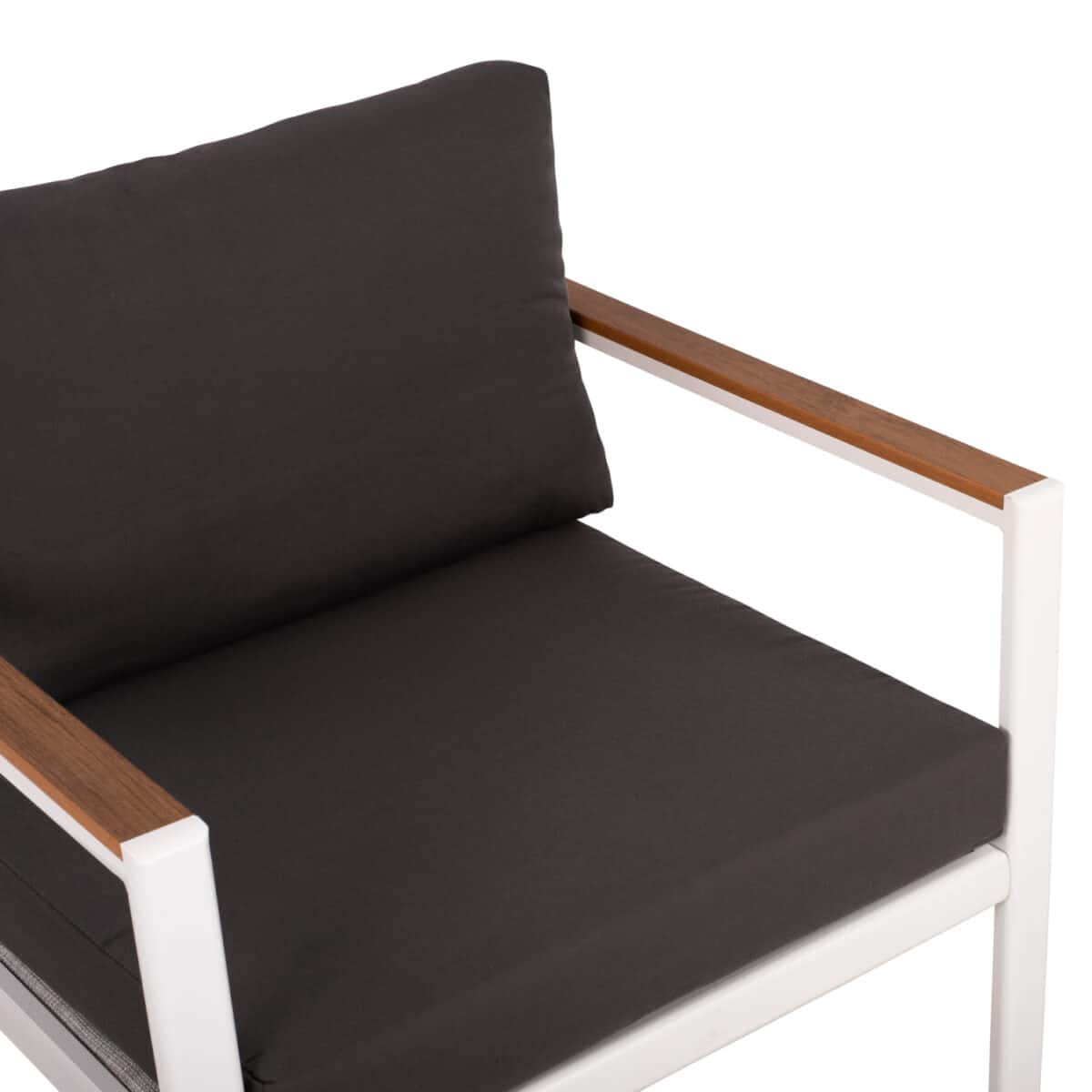 ΣΕΤ ΣΑΛΟΝΙ ΑΛΟΥΜΙΝΙΟΥ ΜΕ POLYWOOD ΕΞΩΤΕΡΙΚΟΥ ΧΩΡΟΥ 4ΤΜΧ LIFE ΛΕΥΚΟ-ΓΚΡΙ HM5089.11 - Image 6