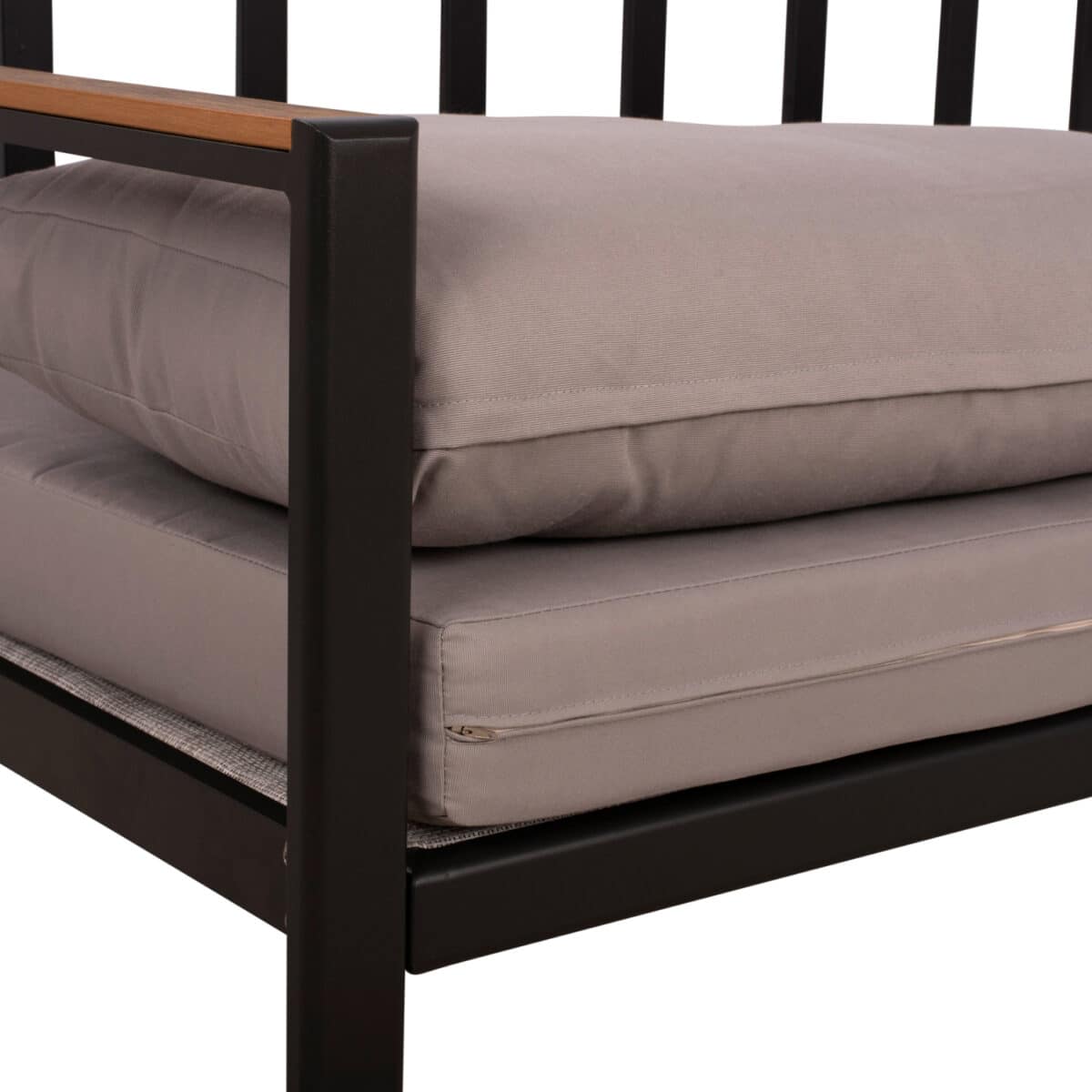 ΣΕΤ ΣΑΛΟΝΙ ΑΛΟΥΜΙΝΙΟΥ ΜΕ POLYWOOD ΕΞΩΤΕΡΙΚΟΥ ΧΩΡΟΥ 4ΤΜΧ LIFE ΑΝΘΡΑΚΙ HM5089.12 - Image 9