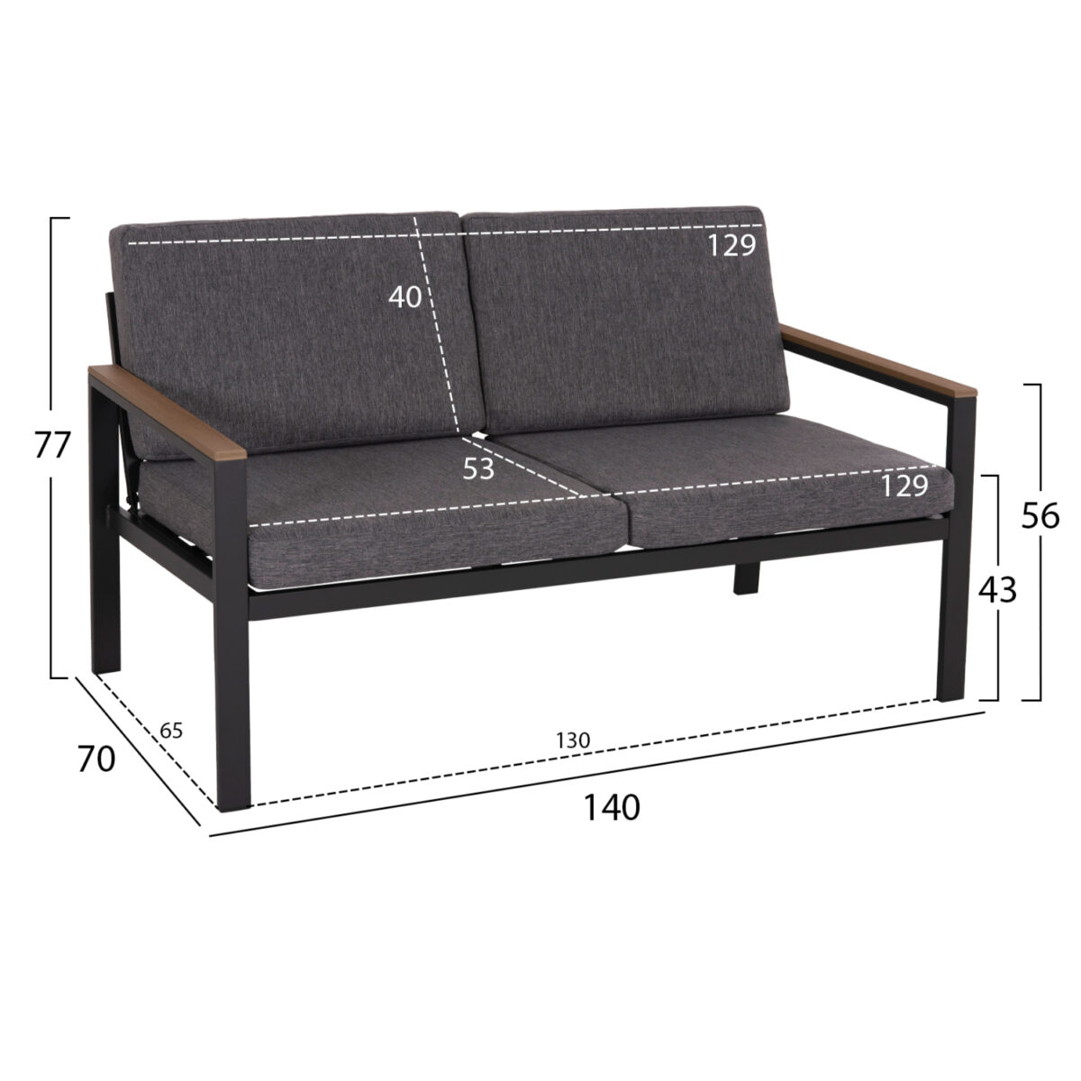 set-saloni-exchoroy-4tmch-fb9627803-aloy-1 ΣΕΤ ΣΑΛΟΝΙ ΕΞ.ΧΩΡΟΥ 4ΤΜΧ SAFIN HM6278.03 ΑΛΟΥΜΙΝΙΟ & OLEFIN ΣΚΟΥΡΟ ΓΚΡΙ--POLYWOOD - Image 2