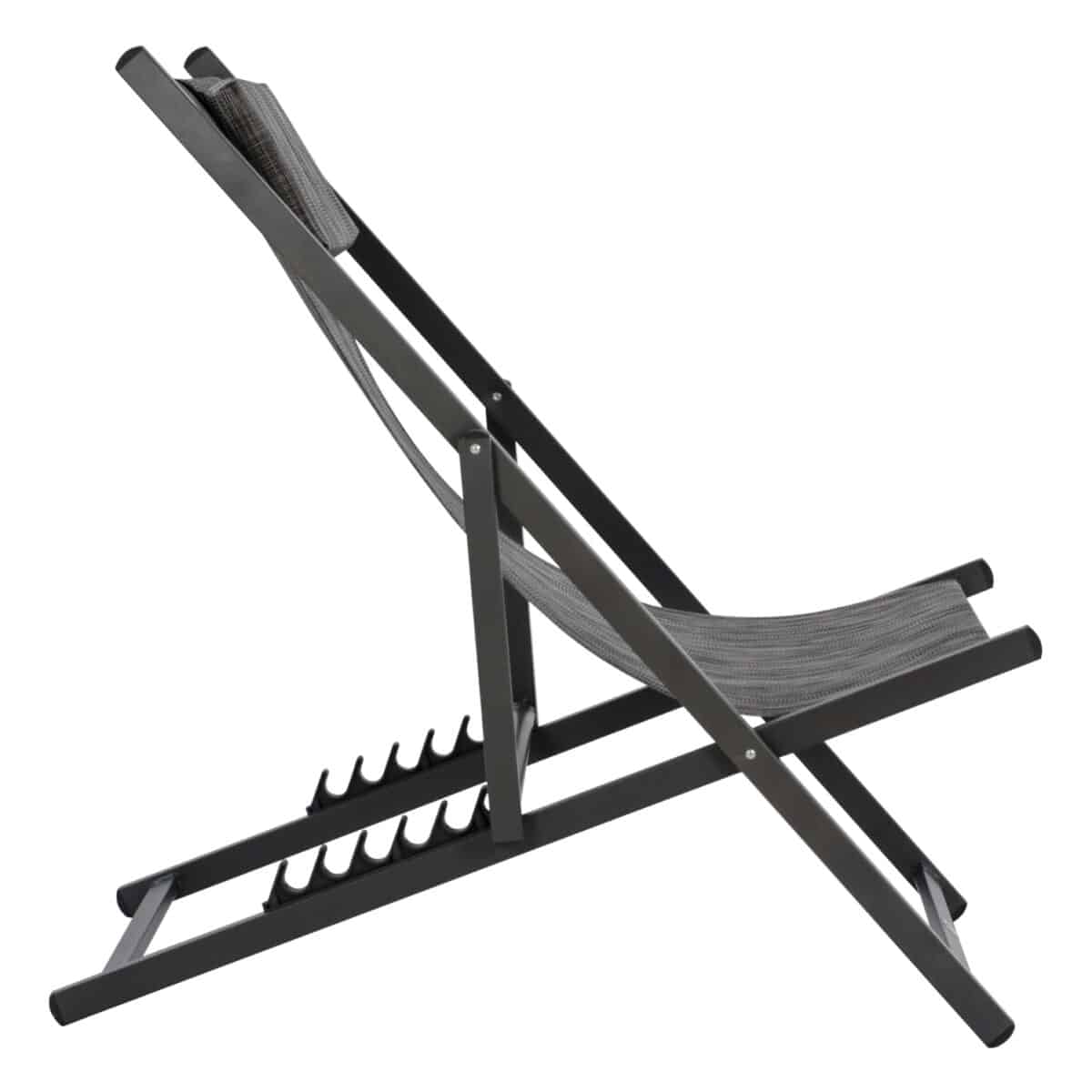 ΣΕΖΛΟΝΓΚ ΕΠΑΓΓΕΛΜΑΤΙΚΗ KEA HM5076.10 ΑΛΟΥΜΙΝΙΟ & TEXTILENE ΓΚΡΙ 59,5x102,5x94Υεκ - Image 3