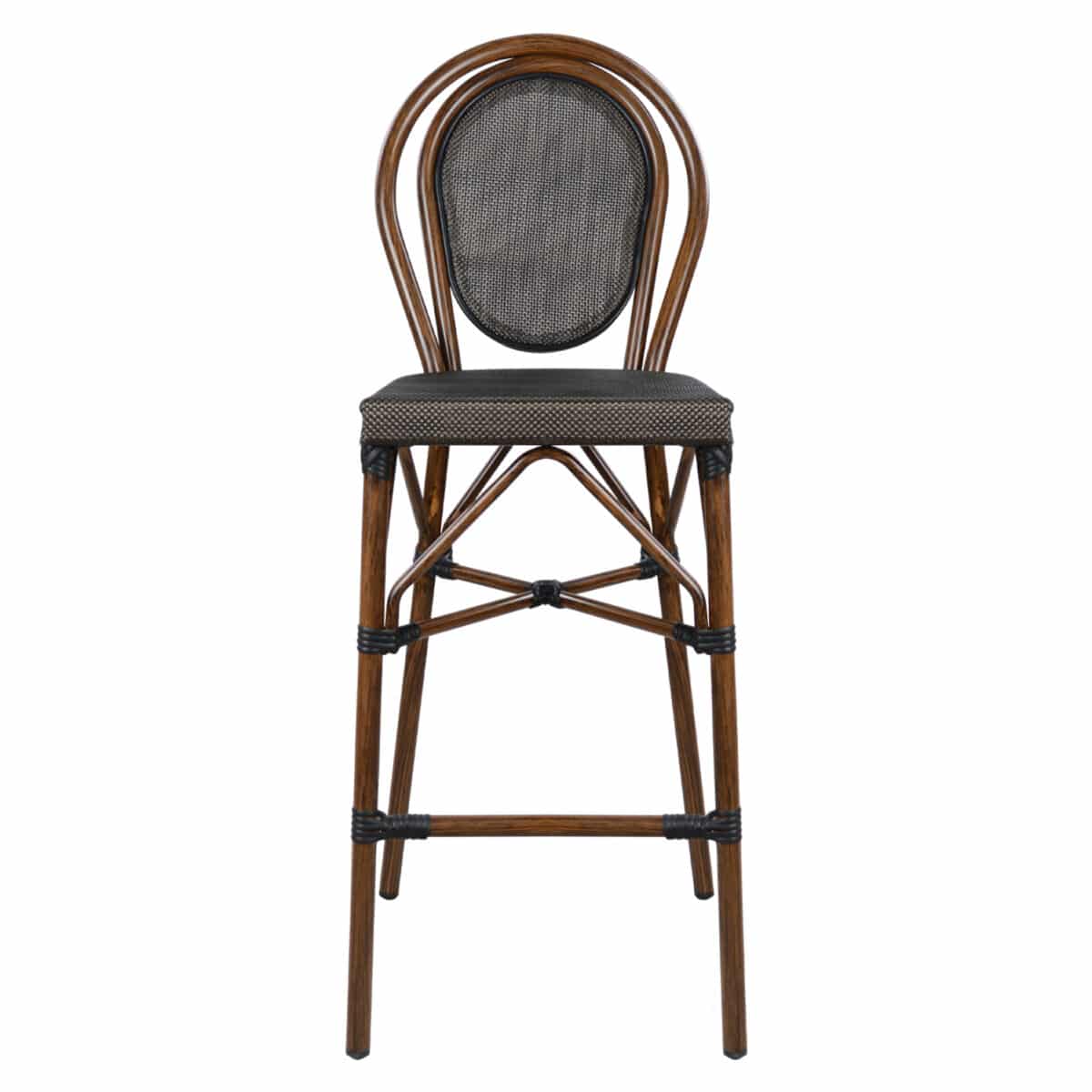 ΣΚΑΜΠΟ ΑΛΟΥΜΙΝΙΟΥ AZARIA HM5059 BAMBOO LOOK ΚΑΦΕ ΜΕ TEXTLINE 44x52x115Υεκ - Image 2